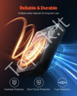 Plonas aktyvus automobilinis žemų dažnių garsiakalbis | 400 W | 25,4 cm (10") | Po sėdyne montuojamas - Image 5