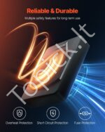 Plonas aktyvus automobilinis žemų dažnių garsiakalbis | 240 W | 25,4 cm (10") | Po sėdyne montuojamas - Image 5