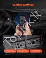 Plonas aktyvus automobilinis žemų dažnių garsiakalbis | 240 W | 25,4 cm (10") | Po sėdyne montuojamas - Image 6