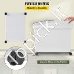 Maisto Produktų Laikymo Talpos su Ratukais – 3 vnt. x 40L, Mobilūs Konteineriai Biriai Produkcijai - Image 6