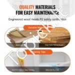 Virtuvinis sandėliuko stovas – 152 cm aukščio, erdvus maisto produktų laikymo spintelė, apkrova iki 50 kg - Image 3