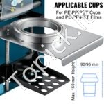 Automatinė puodelių sandarinimo mašina | 450W galia | 400–600 puodelių/val - Image 6