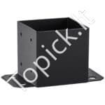 4 vnt. medinių stulpų laikikliai – 152,4 × 152,4 mm, tvirti cinkuoti pagrindai tvoroms ir konstrukcijoms - Image 9