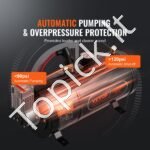 12 V oro kompresoriaus rinkinys su 3 L baku | 90–120 PSI | Kompaktiškas sprendimas trimitams ir oro pripūtimui - Image 2