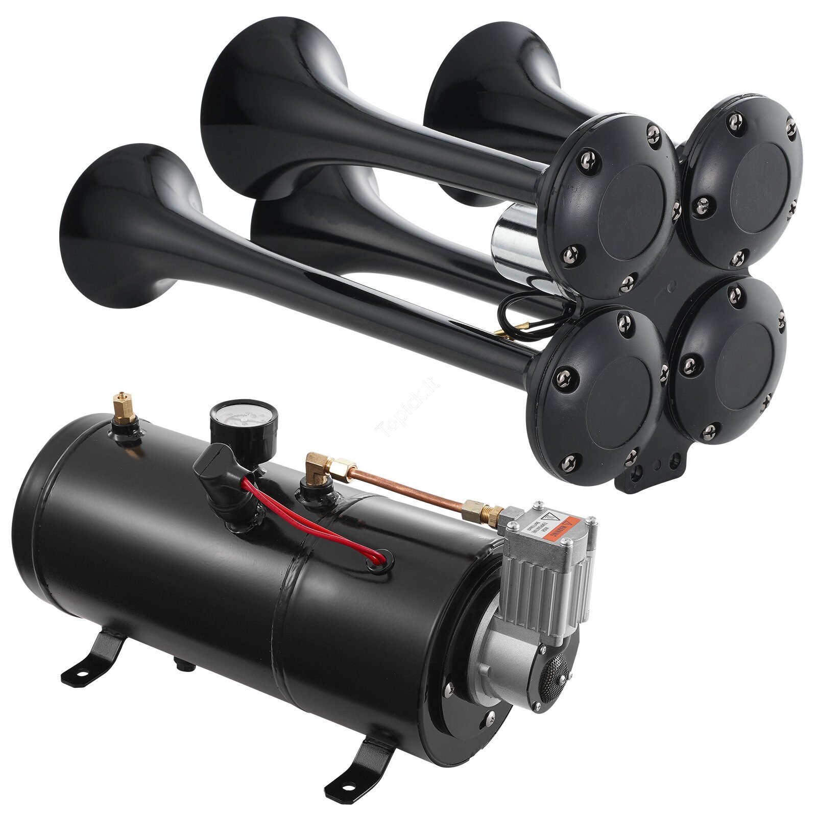 de_QLBYCQGTZ3L1Y5P6PV9_original_img-v1_truck-air-horn-m100-10 4 trimitų oro signalų rinkinys su 3L kompresoriaus sistema | 12 V | 150 dB galingumas - Image 8