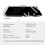 Įmontuojama indukcinė kaitlentė su lietimui jautriu valdymu – 6800 W, 4 zonos, 9 kaitinimo lygiai, su apsauga vaikams - Image 7