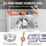 2 vnt. apvalių marmitų rinkinys – 5,5 l talpos - Image 2