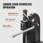 Stalviršinė spaudimo presas | 3 tonų jėga | Rankinė staklė | Ketaus konstrukcija | Guolių įpresavimui, montavimui, lenkimui - Image 3