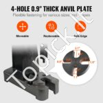 Stalviršinė spaudimo presas | 3 tonų jėga | Rankinė staklė | Ketaus konstrukcija | Guolių įpresavimui, montavimui, lenkimui - Image 4