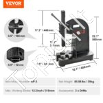 Stalviršinė spaudimo presas | 3 tonų jėga | Rankinė staklė | Ketaus konstrukcija | Guolių įpresavimui, montavimui, lenkimui - Image 6