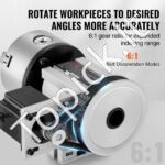 CNC 4 ašies rotacinė ašis su 100 mm 3 žandikaulių griebtuvu ir NEMA23 varikliu - Image 2