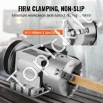 CNC 4 ašies rotacinė ašis su 100 mm 3 žandikaulių griebtuvu ir NEMA23 varikliu - Image 5