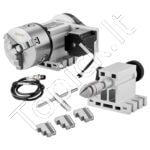 CNC 4 ašies rotacinė ašis su 100 mm 3 žandikaulių griebtuvu ir NEMA23 varikliu - Image 8