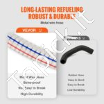 Mobilus degalų vežimėlis 60 L – Nešiojamas degalų bakas su rankine žarnele ir 7,8 L/min srautu - Image 3