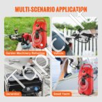 Mobilus degalų vežimėlis 60 L – Nešiojamas degalų bakas su rankine žarnele ir 7,8 L/min srautu - Image 5