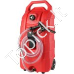 Mobilus degalų vežimėlis 60 L – Nešiojamas degalų bakas su rankine žarnele ir 7,8 L/min srautu - Image 9