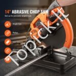 Metalo pjovimo kampinė pjovimo staklė 355 mm | Galingas 45° kampinis pjūklas metalo apdirbimui - Image 8