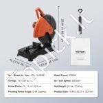 Metalo pjovimo kampinė pjovimo staklė 355 mm | Galingas 45° kampinis pjūklas metalo apdirbimui - Image 3