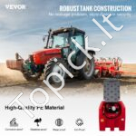 Raudonas mobilus dyzelino bakas – Nešiojama degalų talpykla su 140 W siurbliu ir žarna - Image 2