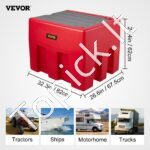 Raudonas mobilus dyzelino bakas – Nešiojama degalų talpykla su 140 W siurbliu ir žarna - Image 7