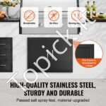 Lauko virtuvės dvigubos durys 788 x 610 mm | Tinka grilio saloms, lauko spintelėms ir BBQ zonoms - Image 2