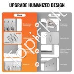 Lauko virtuvės dvigubos durys 610 x 610 mm | Tinka grilio saloms, lauko spintelėms ir BBQ zonoms - Image 4