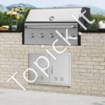 Lauko virtuvės dvigubos durys 762 x 533 mm | Tinka grilio saloms, lauko spintelėms ir BBQ zonoms - Image 7