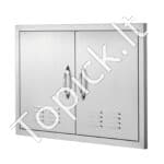 Lauko virtuvės dvigubos durys 762 x 533 mm | Tinka grilio saloms, lauko spintelėms ir BBQ zonoms - Image 8