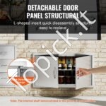 Lauko virtuvės dvigubos durys 863 x 482 mm | Tinka grilio saloms, lauko spintelėms ir BBQ zonoms - Image 3