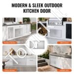 Lauko virtuvės dvigubos durys 863 x 482 mm | Tinka grilio saloms, lauko spintelėms ir BBQ zonoms - Image 5