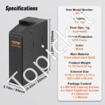 Kompaktiškas biometrinis pistoletų seifas – greitam ir saugiam priėjimui - Image 7