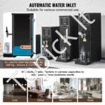 Elektrinis vandens šildytuvas – 10 l talpa, nerūdijančio plieno korpusas, komercinis karšto vandens dozatorius - Image 3
