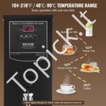 Elektrinis vandens šildytuvas – 15 l talpa, nerūdijančio plieno korpusas, karšto vandens dozatorius profesionaliam naudojimui - Image 2