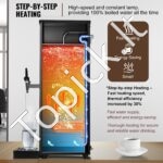 Elektrinis vandens šildytuvas – 15 l talpa, nerūdijančio plieno korpusas, karšto vandens dozatorius profesionaliam naudojimui - Image 4