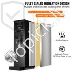 Elektrinis vandens šildytuvas – 20 l talpa, nerūdijančio plieno karšto vandens dozatorius, skirtas profesionaliam naudojimui - Image 5