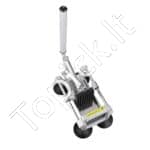 Bulvių ir daržovių pjaustytuvas – su 3 nerūdijančio plieno geležtėmis, rankinis presas - Image 8