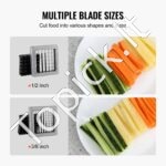 Nerūdijančio plieno bulvių ir daržovių pjaustytuvas – su 2 aštriais ašmenimis - Image 2