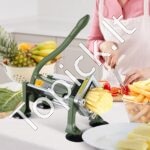 Rankinis bulvių ir daržovių pjaustytuvas – 3/8" nerūdijančio plieno geležtė, tvirtas presas - Image 7