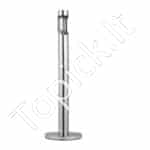 Cilindro Formos Lauko Peleninė – 108 cm, Sidabrinė, Tvirta ir Atspari Cigarečių Atliekų Surinkimui - Image 9