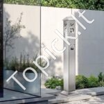 Nerūdijančio Plieno Lauko Peleninė su 4 Įmetimo Angomis – 108 cm Aukščio, Tvirta ir Atspari - Image 8