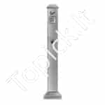 Nerūdijančio Plieno Lauko Peleninė su 4 Įmetimo Angomis – 108 cm Aukščio, Tvirta ir Atspari - Image 9