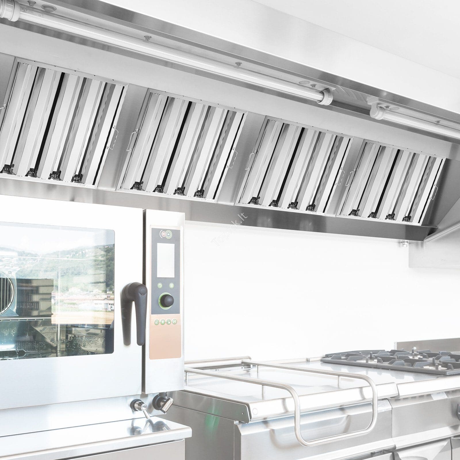 Nerūdijančio plieno gartraukio filtras 493 x 493 mm - Image 7