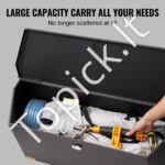 Priekabos įrankių dėžė 91×30×30 cm | Tvirta anglies plieno daiktadėžė su spyna - Image 2