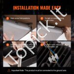 LED lubų šviestuvas – 150 W – 16 500 lm – 5000 K dienos šviesa – IP65 – 315 x 315 mm - Image 5