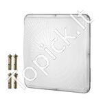 LED lubų šviestuvas – 150 W – 16 500 lm – 5000 K dienos šviesa – IP65 – 315 x 315 mm - Image 8