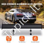 Universalus galinis spoileris | 110 cm | Aliuminis | Reguliuojamas | Juodos spalvos | GT stiliaus - Image 2