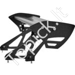 Universalus galinis spoileris | 110 cm | Aliuminis | Reguliuojamas | Juodos spalvos | GT stiliaus - Image 8