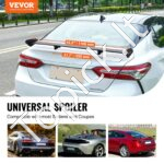 Universalus GT tipo galinis spoileris | 110 cm | Reguliuojamas aliuminio sparnas | Juodas - Image 2