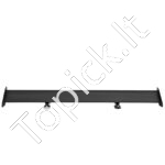 Universalus GT tipo galinis spoileris | 110 cm | Reguliuojamas aliuminio sparnas | Juodas - Image 9