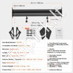 Universalus GT stiliaus galinis spoileris | 135 cm | Reguliuojamas | Aliuminis | Juodas - Image 6